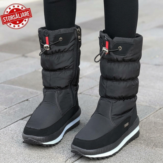 🏆SISTA DAGEN REA 50 % RABATT+🚚 Fri frakt på just den här produkten!🔥Premium Vattentäta Snöstövlar för Kvinnor med Konstpäls och Halkfri Sula