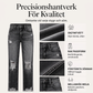 👖✨ Kvinnors slitna, trasiga jeans i retrostil – vintage-stil, bekväm passform och en avslappnad look med mycket personlighet