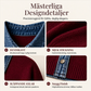 Damstickad tröja i falsk 2-delad design med denimgrage