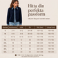 Damstickad tröja i falsk 2-delad design med denimgrage
