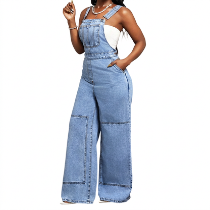 Smygande jeansdräkt
