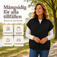 Vadderad varmväst för kvinnor