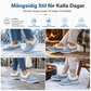 Kvinnliga avslappnade slip-on vinterskor