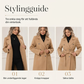 🎉🔥Nyhet & 50 % rabatt!💖🧥Elegant trenchcoat med bälte – dubbelknäppt, högkvalitativ ullkappa för damer, perfekt för höst och vinter