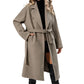 🎉🔥Nyhet & 50 % rabatt!💖🧥Elegant trenchcoat med bälte – dubbelknäppt, högkvalitativ ullkappa för damer, perfekt för höst och vinter