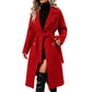 🎉🔥Nyhet & 50 % rabatt!💖🧥Elegant trenchcoat med bälte – dubbelknäppt, högkvalitativ ullkappa för damer, perfekt för höst och vinter