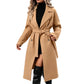 🎉🔥Nyhet & 50 % rabatt!💖🧥Elegant trenchcoat med bälte – dubbelknäppt, högkvalitativ ullkappa för damer, perfekt för höst och vinter