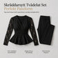 📢🎉50 % rabatt!!!🛍️✨Elegant tvådelat byxset för damer