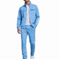✈️Fri frakt✨ New Look 💫 Herrset med geometriskt mönster, jacka med genomgående dragkedja och byxor – bekvämt, snyggt och trendigt