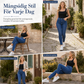 Dessa damjeans har en avslappnad passform och hög midja