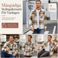 Casual rutig flannelskjorta för män