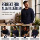 📢🎉50% rabatt!!!🛍️🧶 Klassisk rundhalsad tröja för män – mjuk, bekväm och passar alltid