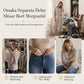 📢🎉50 % rabatt!!!🛍️✨Elegant jumpsuit med blommönster, omlott-V-ringning, vida ben, snörning i midjan och rynkade 3/4-ärmar
