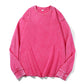 Vintagetvättad långärmad t-shirt