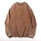 Vintagetvättad långärmad t-shirt