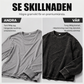 Vintagetvättad långärmad t-shirt