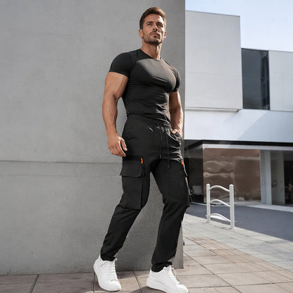👖 Avslappnade cargobyxor för män med flera fickor – bekväma, mångsidiga, praktiska, perfekta för vardag och utomhus! ✨