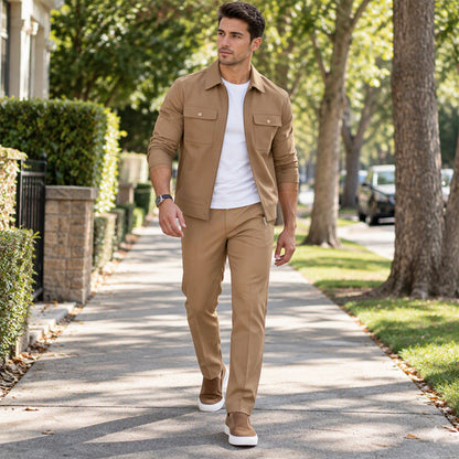 Lässiger, stilvoller Herren-Anzug – Jacke & Hose, bequem & vielseitig