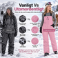 🖤Black Friday – Förhandstillgång: 50 % Rabatt❄️ Vattentäta skibyxor i bib-stil, unisex – varma, bekväma och skyddande, perfekta för skidåkning och vinter, nu till halva priset! ✨