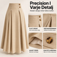 💥 Tidsbegränsat erbjudande 👗 Kvinnlig högmidjad, veckad A-linje-maxi kjol ✨ Hög midja, veckad design, flytande A-linje långkjol