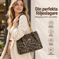 👜 50% RABATT NU! 🐆 Dam Elegant Handväska – Stor Kapacitet, Leopardprint & Mångsidig – Rymlig Tote För Arbete, Pendling & Vardagsliv ✨