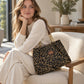 👜 50% RABATT NU! 🐆 Dam Elegant Handväska – Stor Kapacitet, Leopardprint & Mångsidig – Rymlig Tote För Arbete, Pendling & Vardagsliv ✨