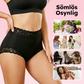 🌸 Sista dagen – Köp 2, få 1 förpackningar ✨ Plus-size högmidjade trosa med korsande magkontroll